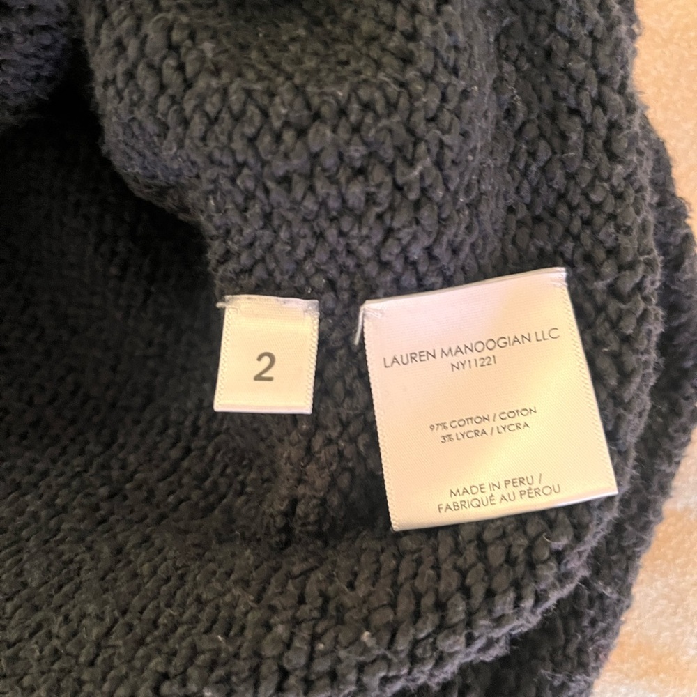 Lauren Manoogian Black Knit Sweater - Picture 3 of 3